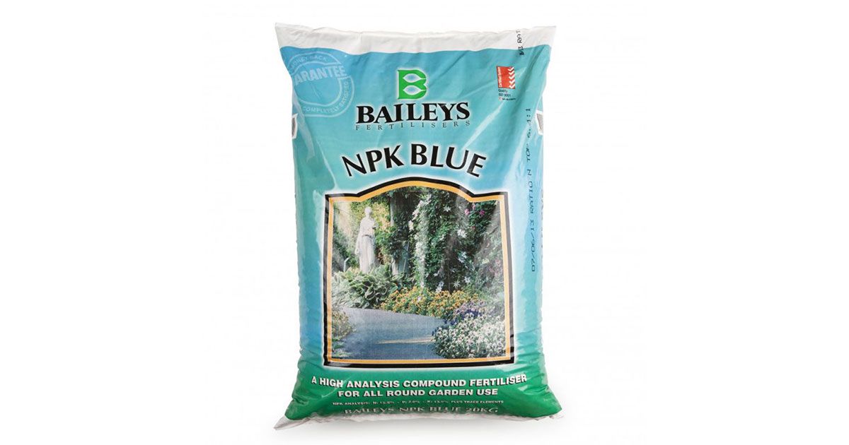 NPK BLUE fully granulated fertiliser - Baileys Fertilisers NPK BLUE fully granulated fertiliser - Baileys Fertilisers
